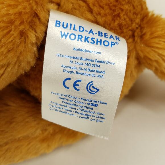Build A Bear Promise Pets Copper Golden Retriever Dog Red Collar Plush NO Sound - Picture 6 of 9